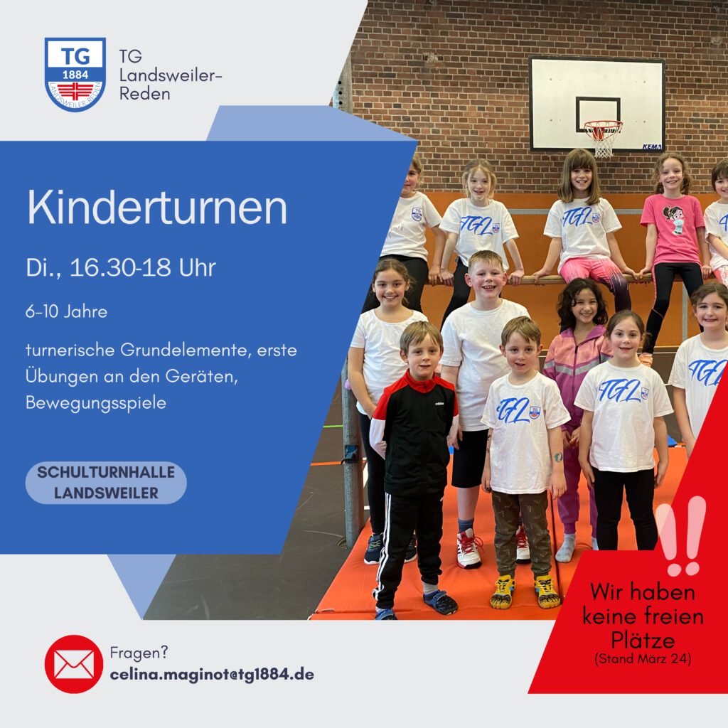 Wir stellen unsere Sparten vor! Heute: KINDERTURNEN