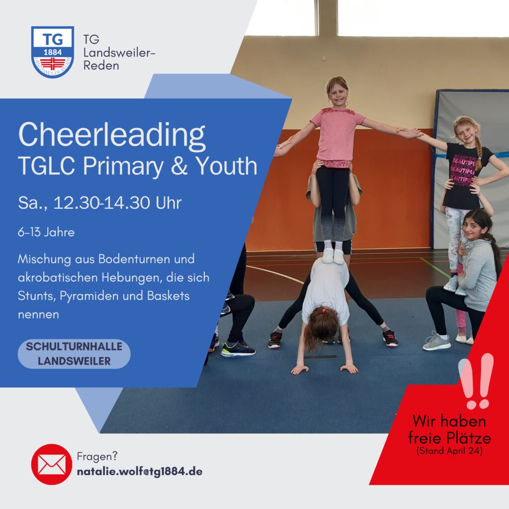 Wir stellen unsere Sparten vor! Heute: CHEERLEADING (TGLC Primary & Youth)