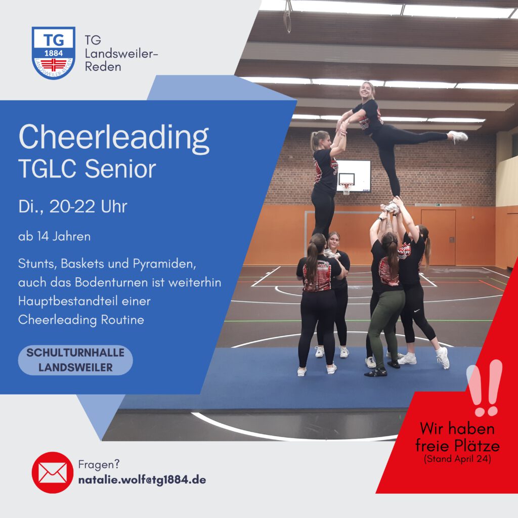 Wir stellen unsere Sparten vor! Heute: CHEERLEADING (TGLC Senior)