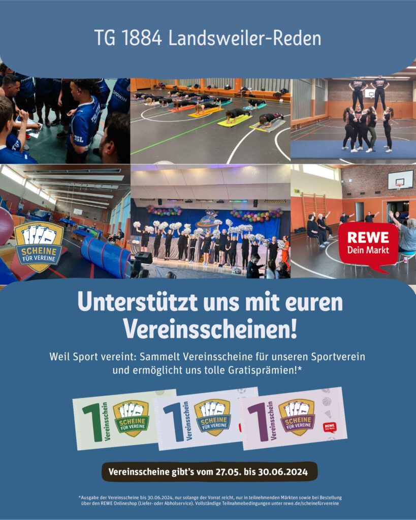 Wir sind dabei! Bei Scheine für Vereine 2024!