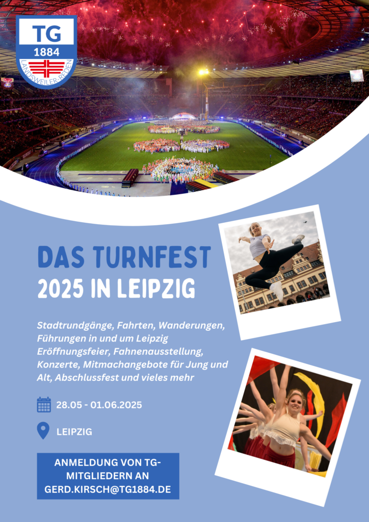 Turnfest 2025 - jetzt anmelden!