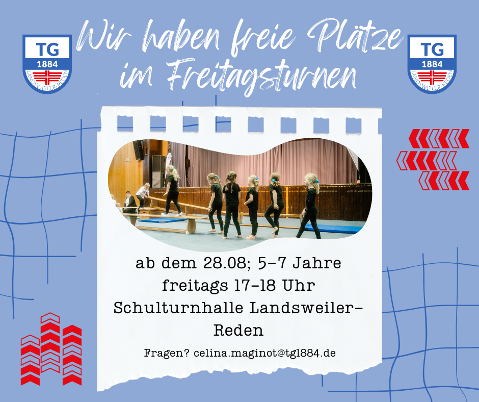 Unser Kinderturnen freitags sucht Zuwachs!