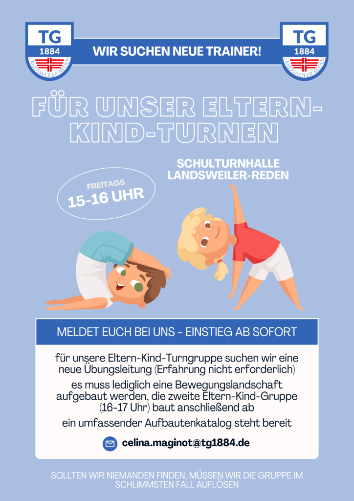 Trainer fürs Eltern-Kind-Turnen gesucht!