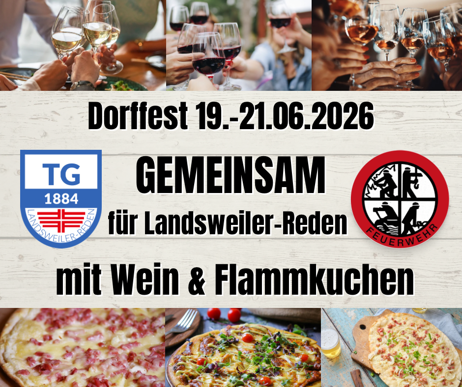 🍷🔥 Dorffest Landsweiler-Reden 2026 🔥🍷